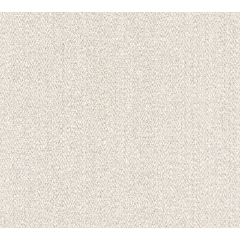 Vliestapete 'Hygge' Uni Struktur hellbraun 0,53 x 10,05 m