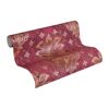Rolle Tapete mit rot-goldenen Ornamenten
