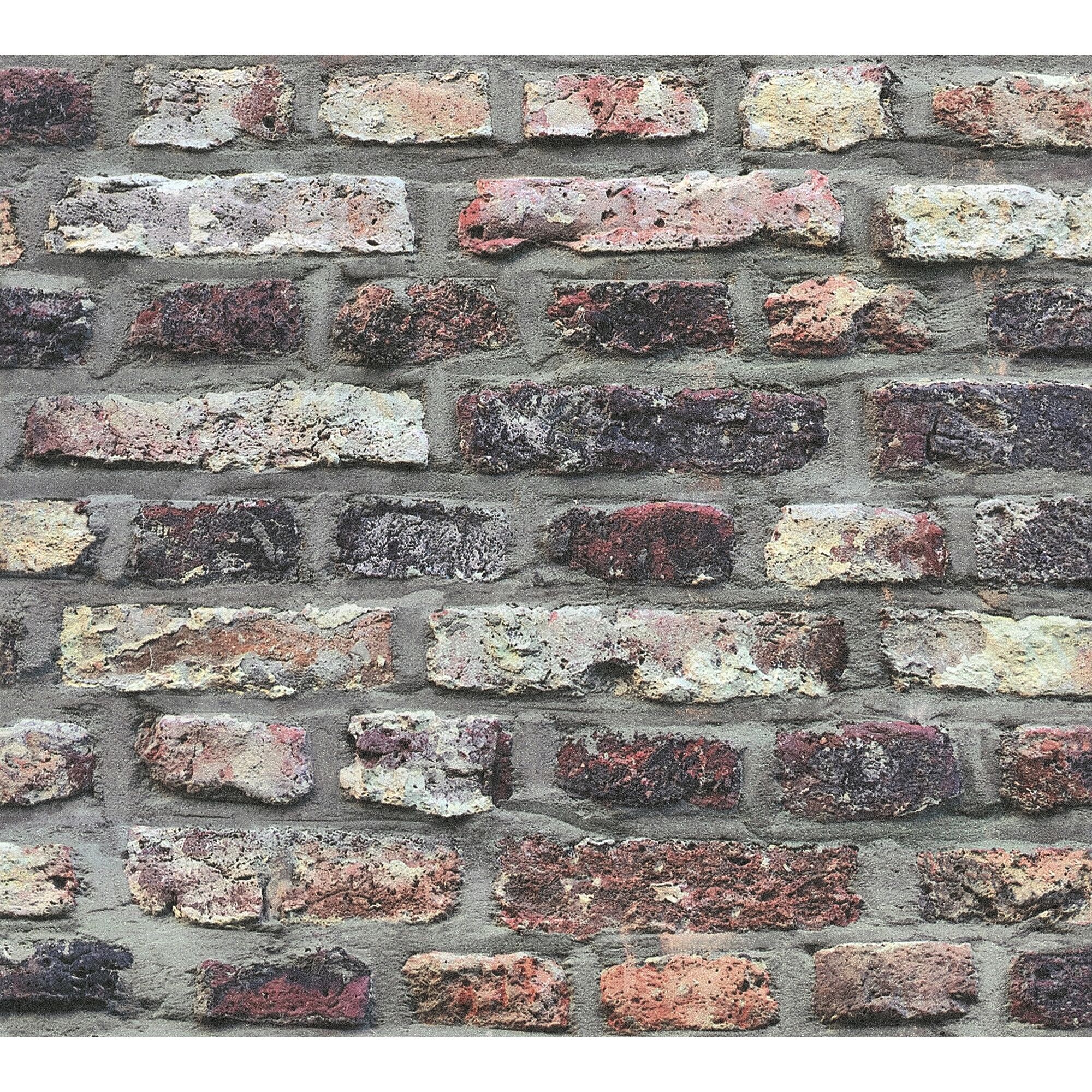 Verwitterte Backsteinmauer