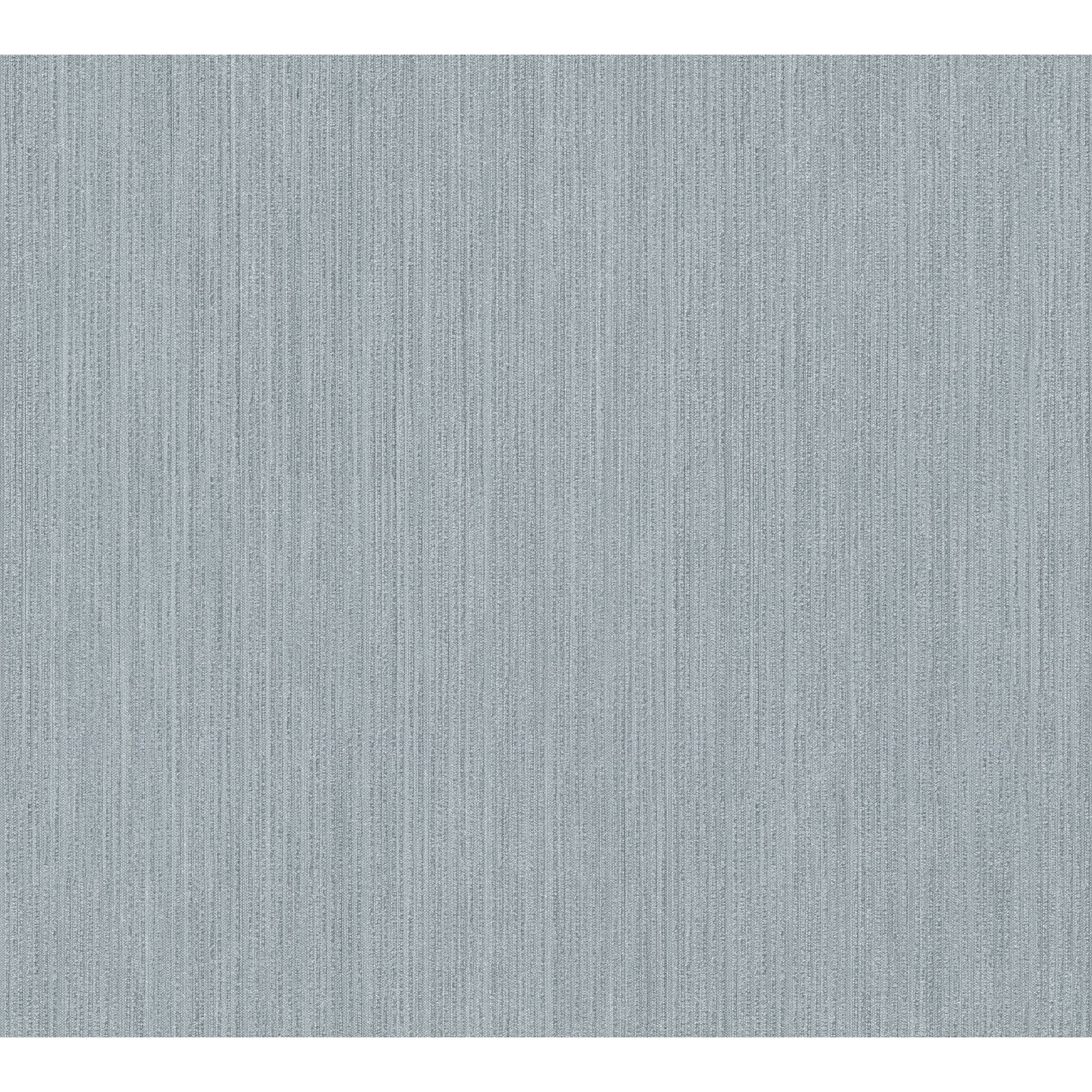 Vliestapete 'Michalsky 3' Uni Streifenstruktur grau/blau 10,05 m x 0,53 m + product picture