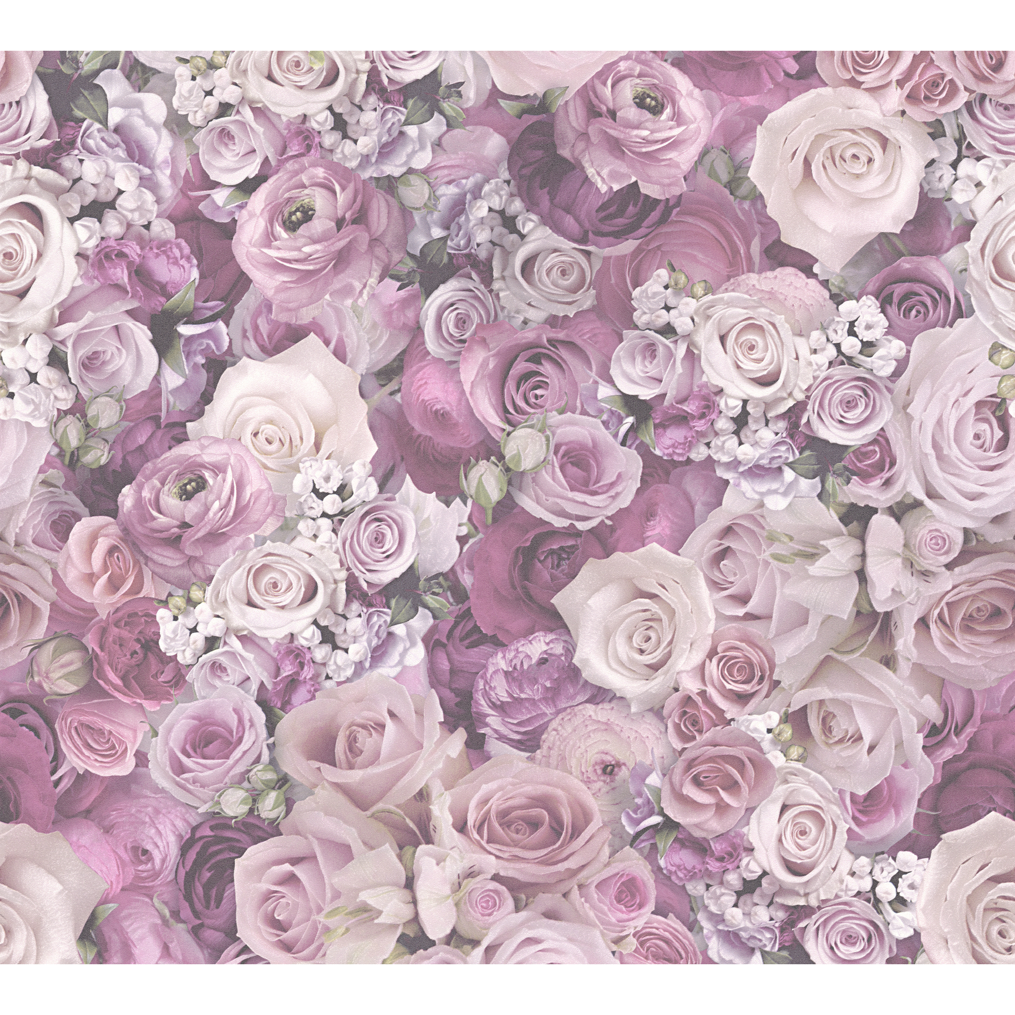Vliestapete 'Urban Flowers' Floral rosa 0,53 x 10,05 m