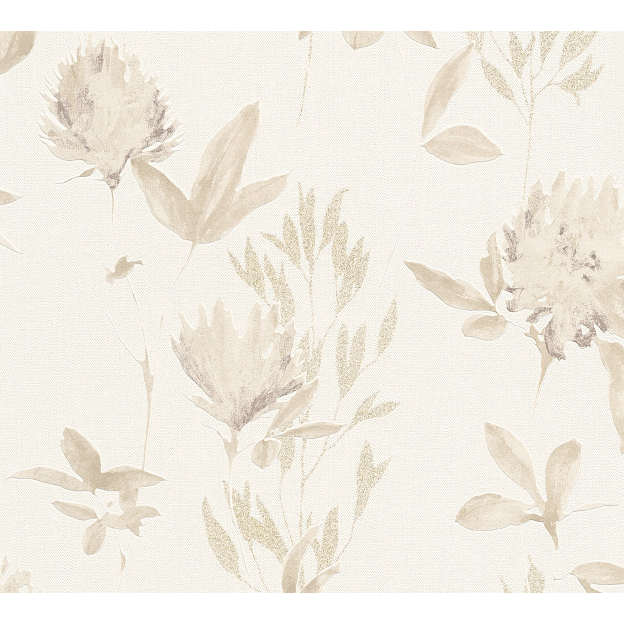 Vliestapate Designdschungel Blume beige + product picture