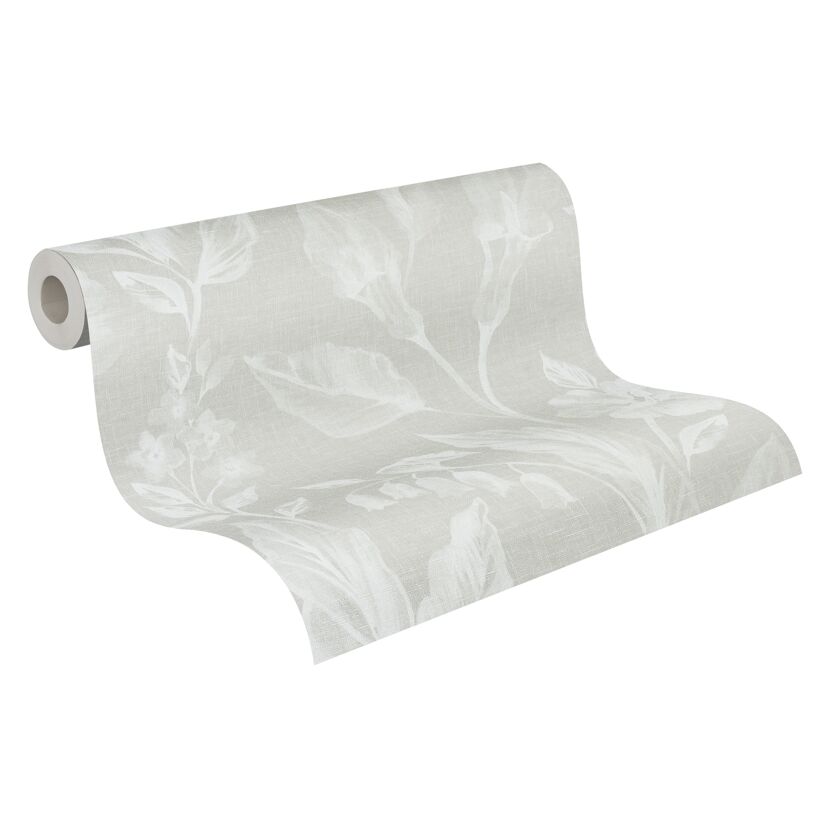 Vliestapete 'Linen Style' Floral beige 0,53 x 10,05 m