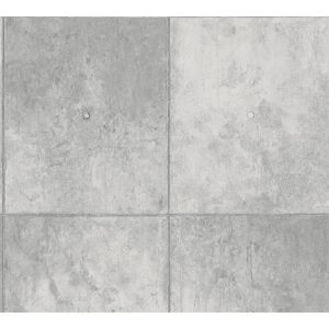Vliestapete Authentic Beton grau