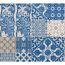 Vliestapete Metropolitan Stories 'Anke & Daan' Amsterdam, Delfter Fliese blau-beige 0,53 x 10,05 m