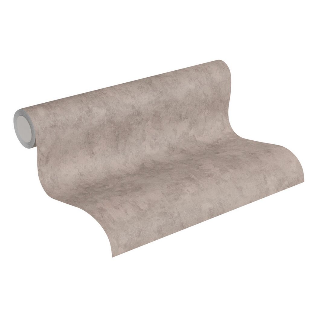 Vliestapete Metropolitan Stories 'Francesca' Milano, Uni Vintage warmgrau 0,53 x 10,05 m