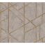 Geometrisches Muster in Gold auf beigem Hintergrund