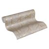 Beige Vliestapete Milano mit geometrischem Muster in Gold