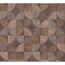 Vliestapete Metropolitan Stories 'Nils Olsson' Copenhagen, Holzdesign walnußbraun 0,53 x 10,05 m