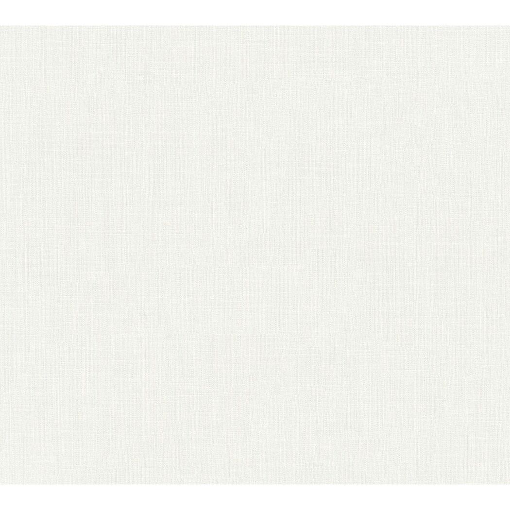 Vliestapete Metropolitan Stories 'Nils Olsson' Copenhagen, Uni Textiloptik weiß 0,53 x 10,05 m