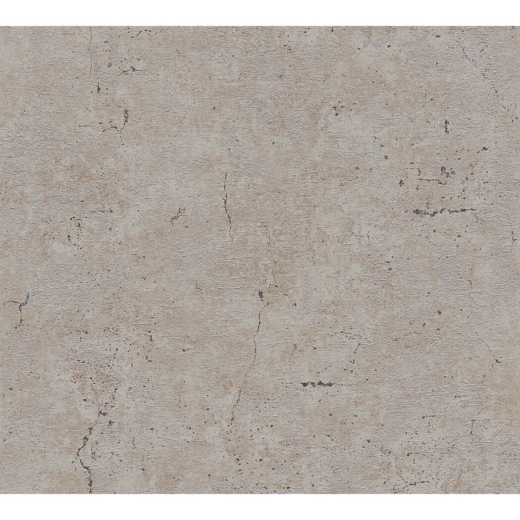Vliestapete Metropolitan Stories 'Paul Bergmann' Berlin, Betonoptik taupe 0,53 x 10,05 m