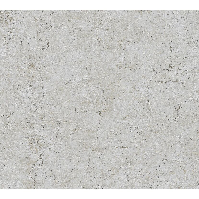 Vliestapete Metropolitan Stories 'Paul Bergmann' Berlin, Betonoptik graugrün 0,53 x 10,05 m
