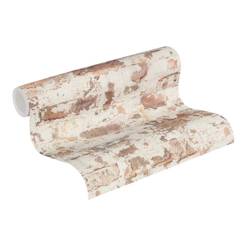 Vliestapete Metropolitan Stories 'Paul Bergmann' Berlin, Mauerwerk ocker-beige 0,53 x 10,05 m