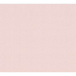 Vliestapete Metropolitan Stories 'Lola' Paris, Uni Raute rosé-silber 10,05 x 0,53 m
