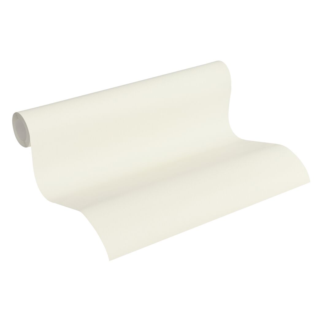 Beige Vliestapete Glamour aufgerollt