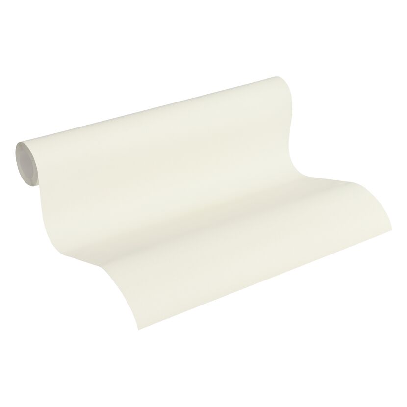 Beige Vliestapete Glamour aufgerollt