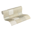 beige gemusterte Vliestapete aufgerollt