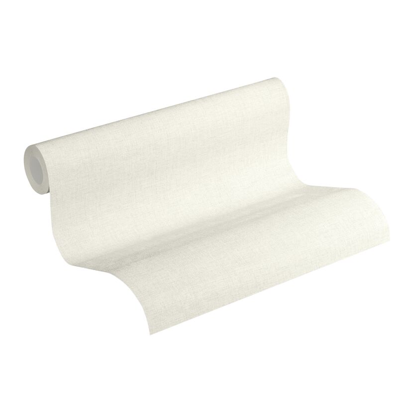 Beige Vliestapete aufgerollt