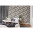 Vliestapete 'New Walls' Fliesenoptik grau 0,53 x 10,05 m