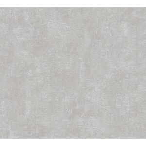 Vliestapete 'Elements' Uni grau 0,53 x 10,05 m