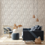 Vliestapete 'New Walls' Dschungel grau 0,53 x 10,05 m