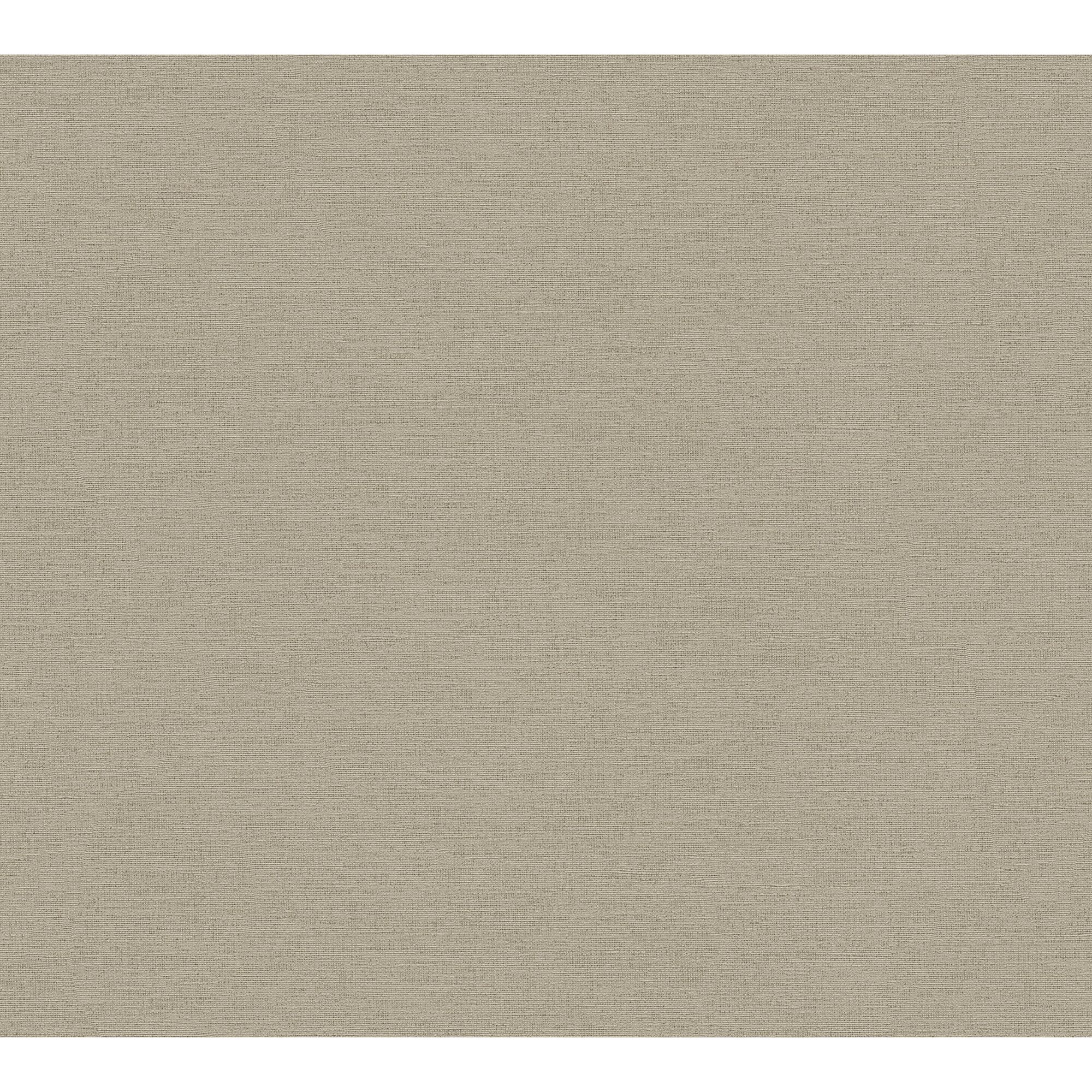 Beige Vliestapete mit Leinenstruktur