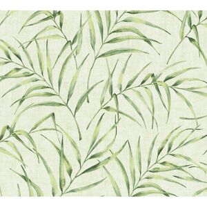Vliestapete 'Greenery' Blätter grün 53 x 1005 cm