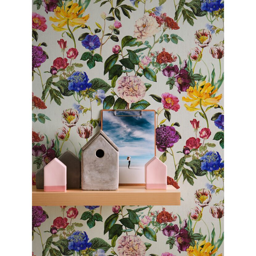 Blumentapete Jette Joop mit bunten Blumen