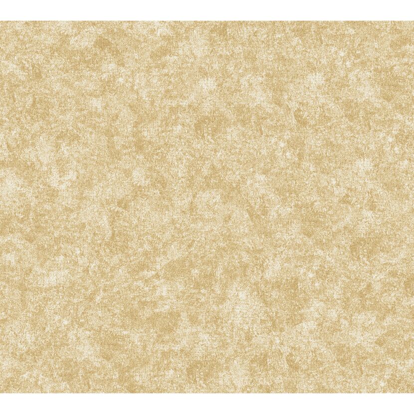 Beige Vliestapete Bude mit Metallic-Effekt