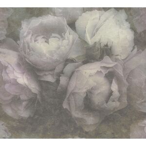 Vliestapete 'New Walls' Floral violett 53 x 1005 cm