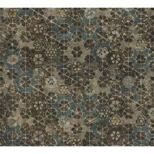 Vliestapete 'New Walls' Fliesenoptik braun 0,53 x 10,05 m