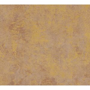 Vliestapete 'New Walls' Uni orange 0,53 x 10,05 m
