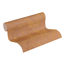 Vliestapete 'New Walls' Uni orange 0,53 x 10,05 m