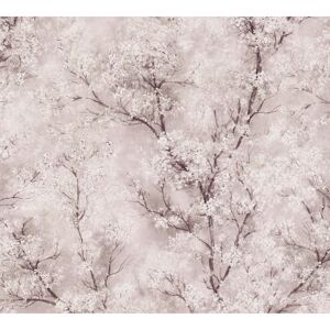 Vliestapete 'New Walls' Kirschblüten rosa 53 x 1005 cm