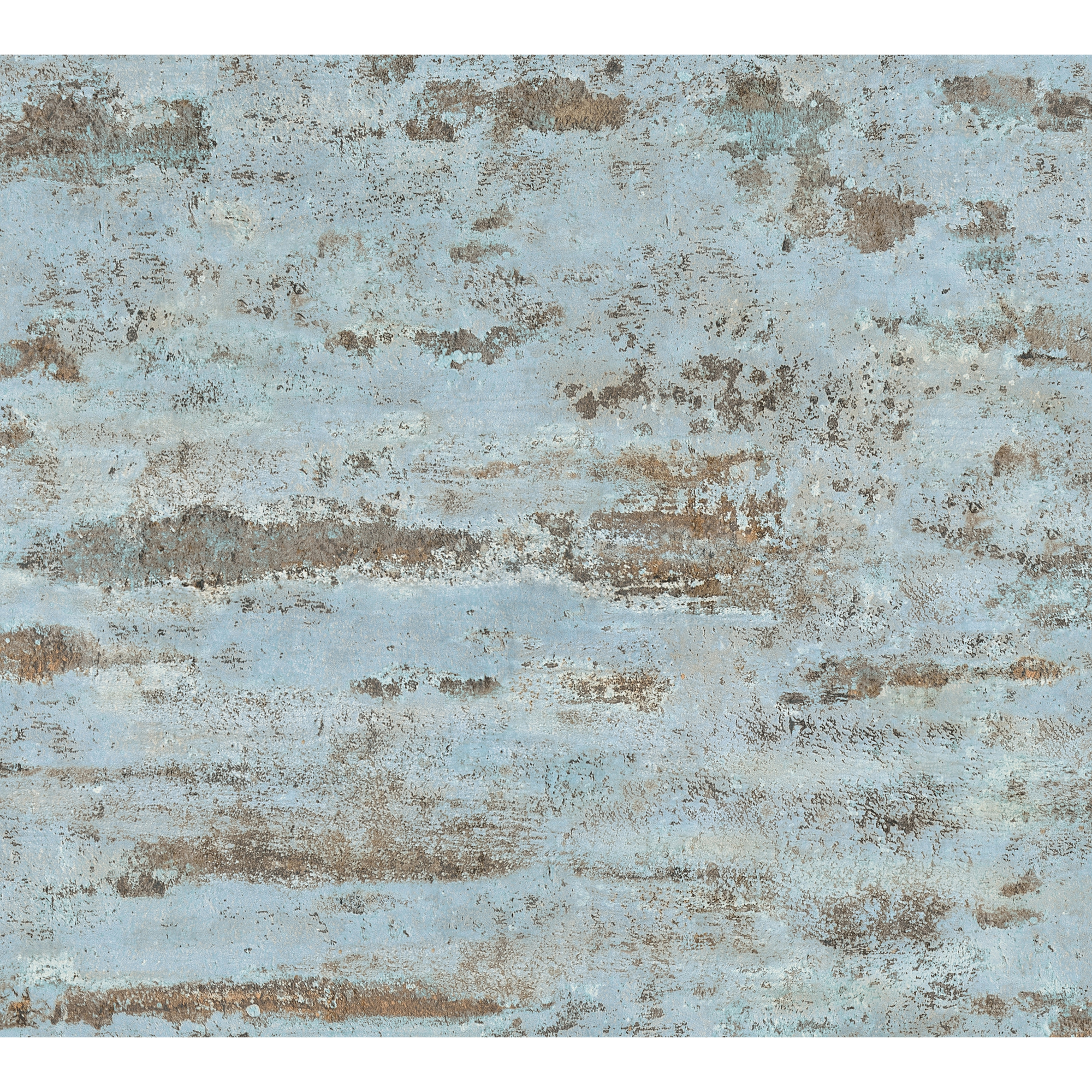 Vliestapete 'Elements' Uni blau 0,53 x 10,05 m
