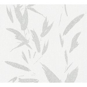 Vliestapete 'New Elegance' Dschungel grau 53 x 1005 cm