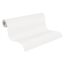 Cremefarbene Vliestapete New Elegance Uni aufgerollt