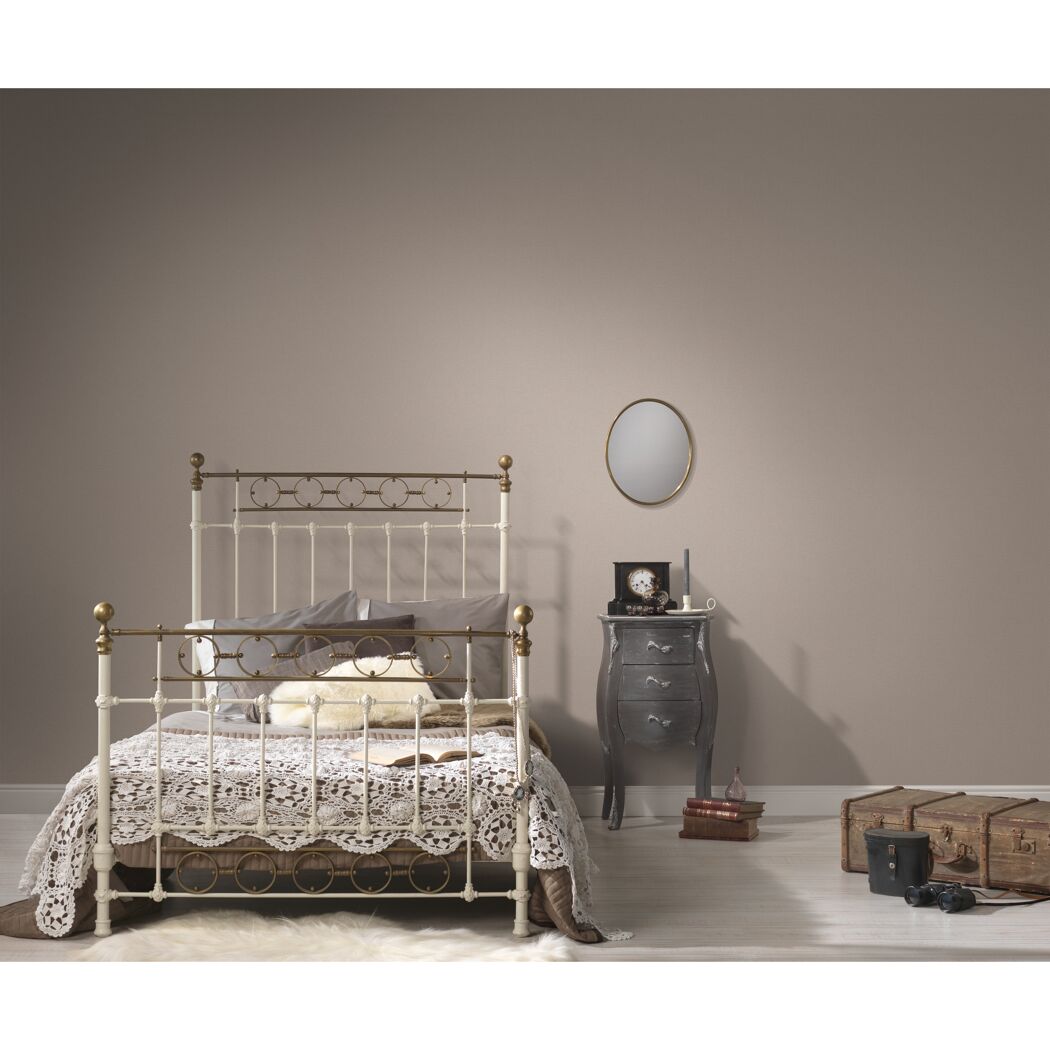 Vliestapete 'Attractive' Uni beige 0,53 x 10,05 m