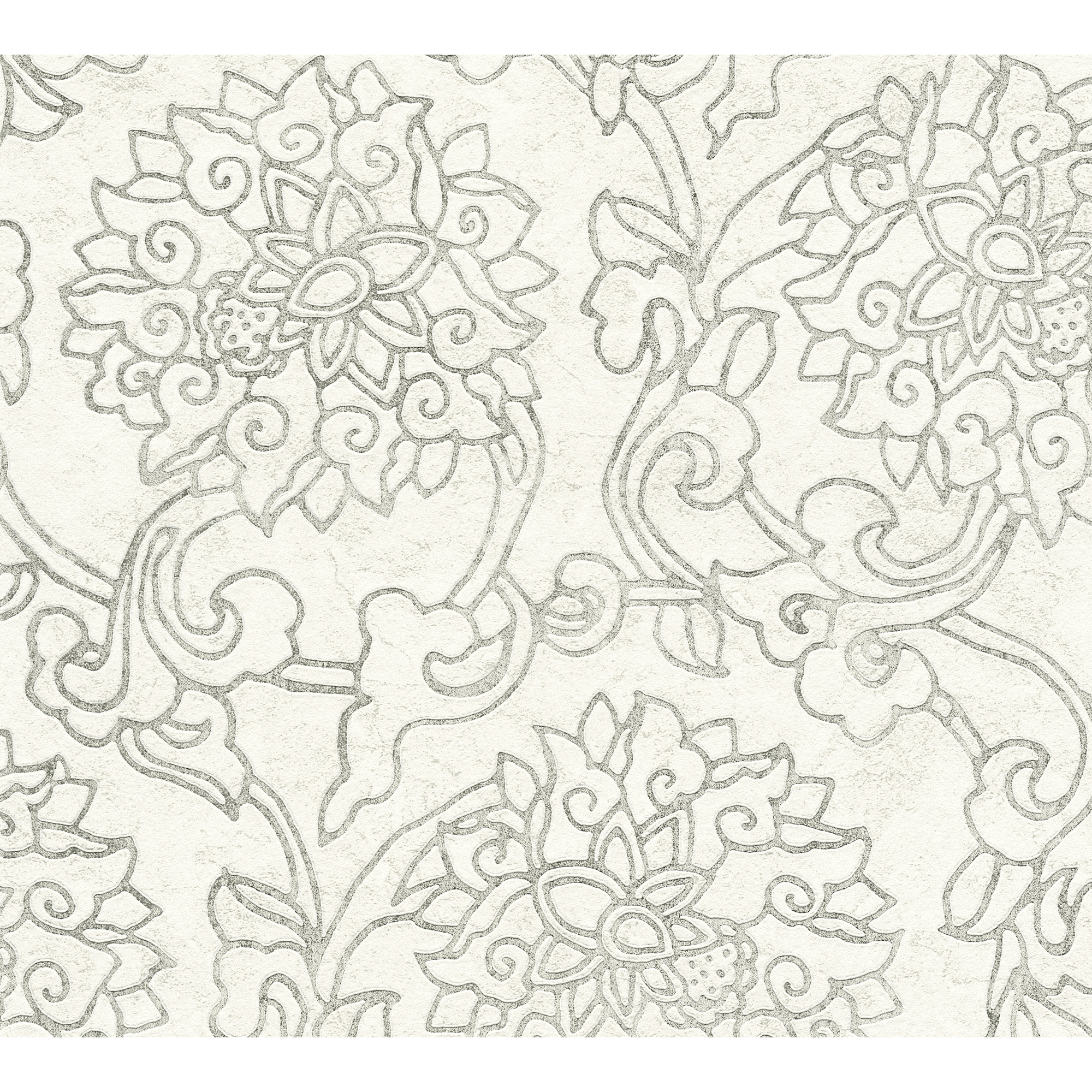 Vliestapete 'Asian Fusion' Ornamente weiß 53 x 1005 cm + product picture