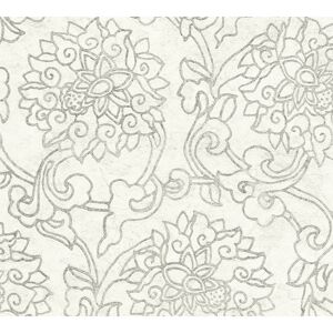 Vliestapete 'Asian Fusion' Ornamente weiß 53 x 1005 cm