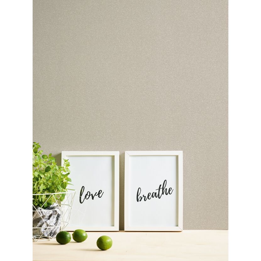 Vliestapete New Elegance Uni Beige