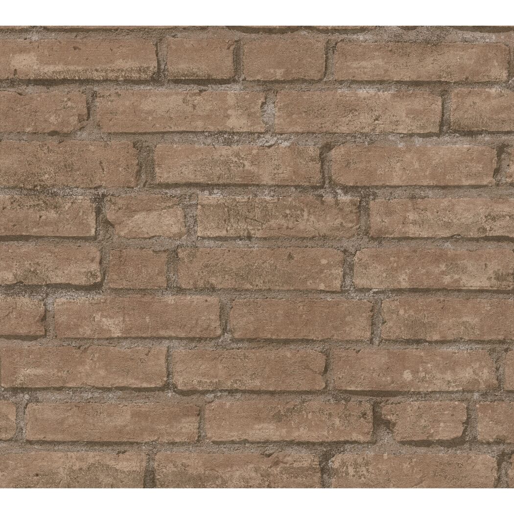 Braune Ziegelwand