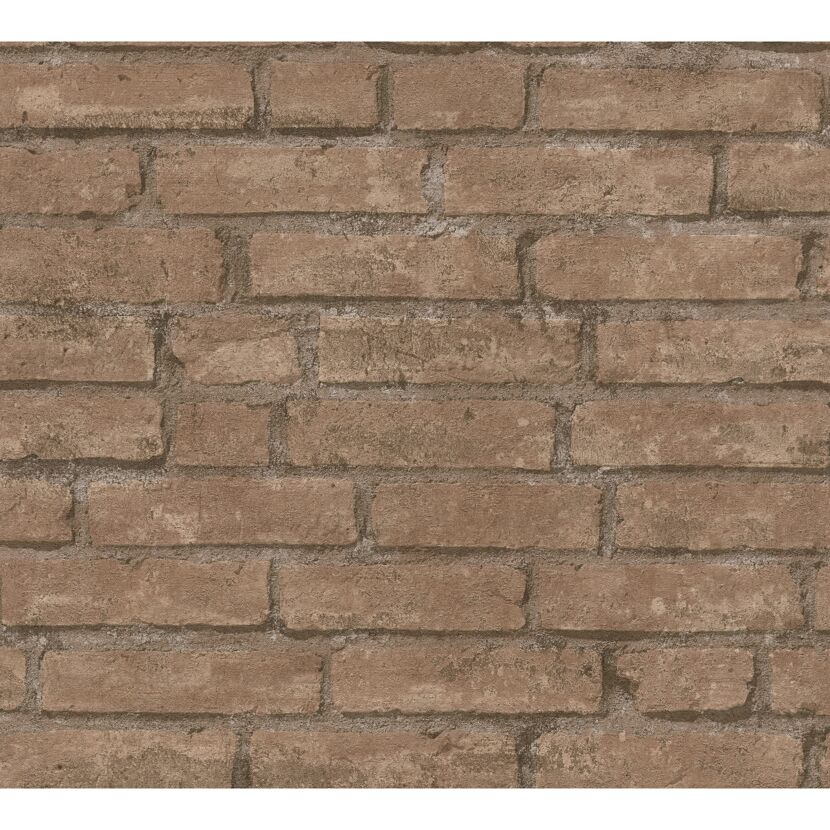 Braune Ziegelwand