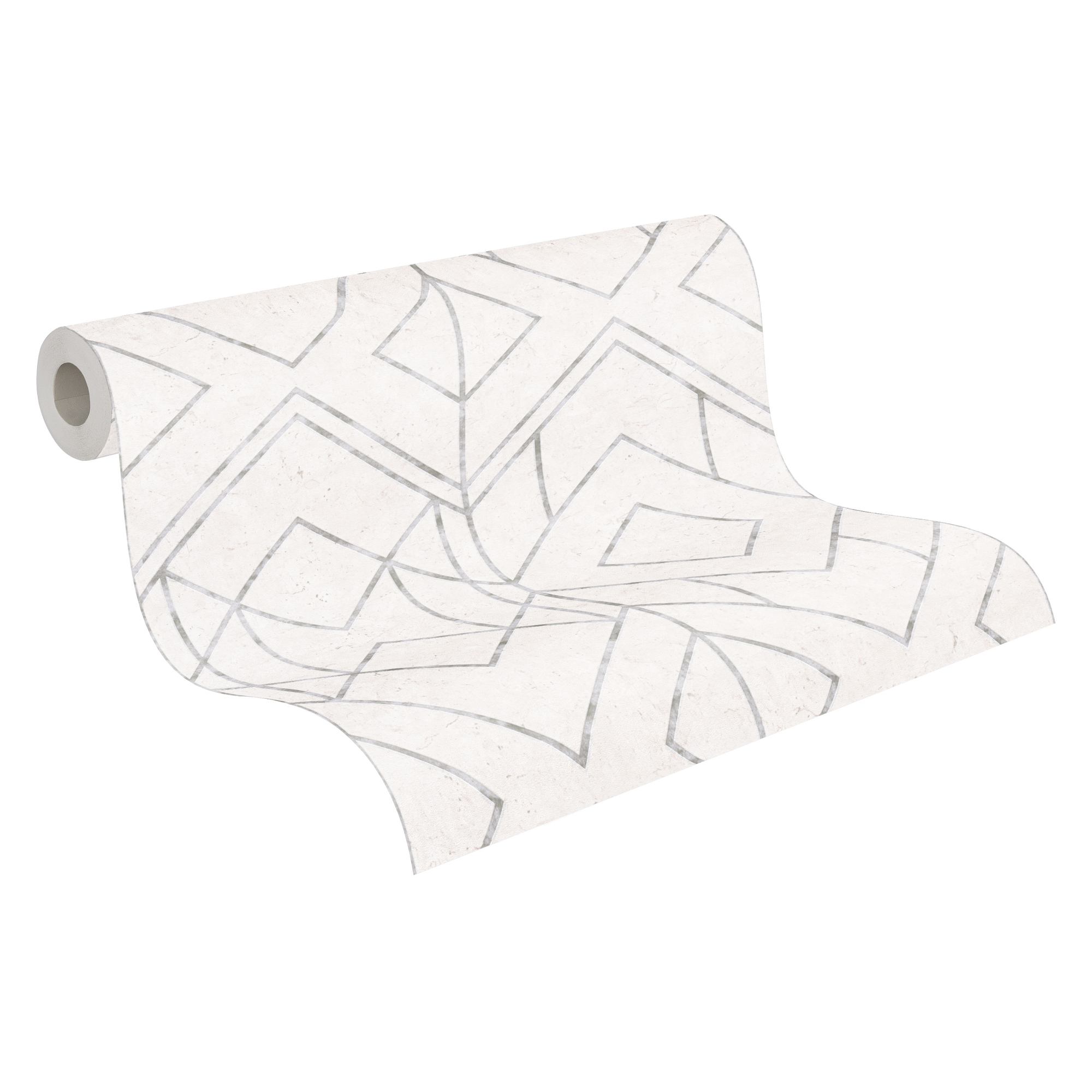 Vliestapete 'Metropolitan Stories 2' Geometrisch weiß 0,53 x 10,05 m