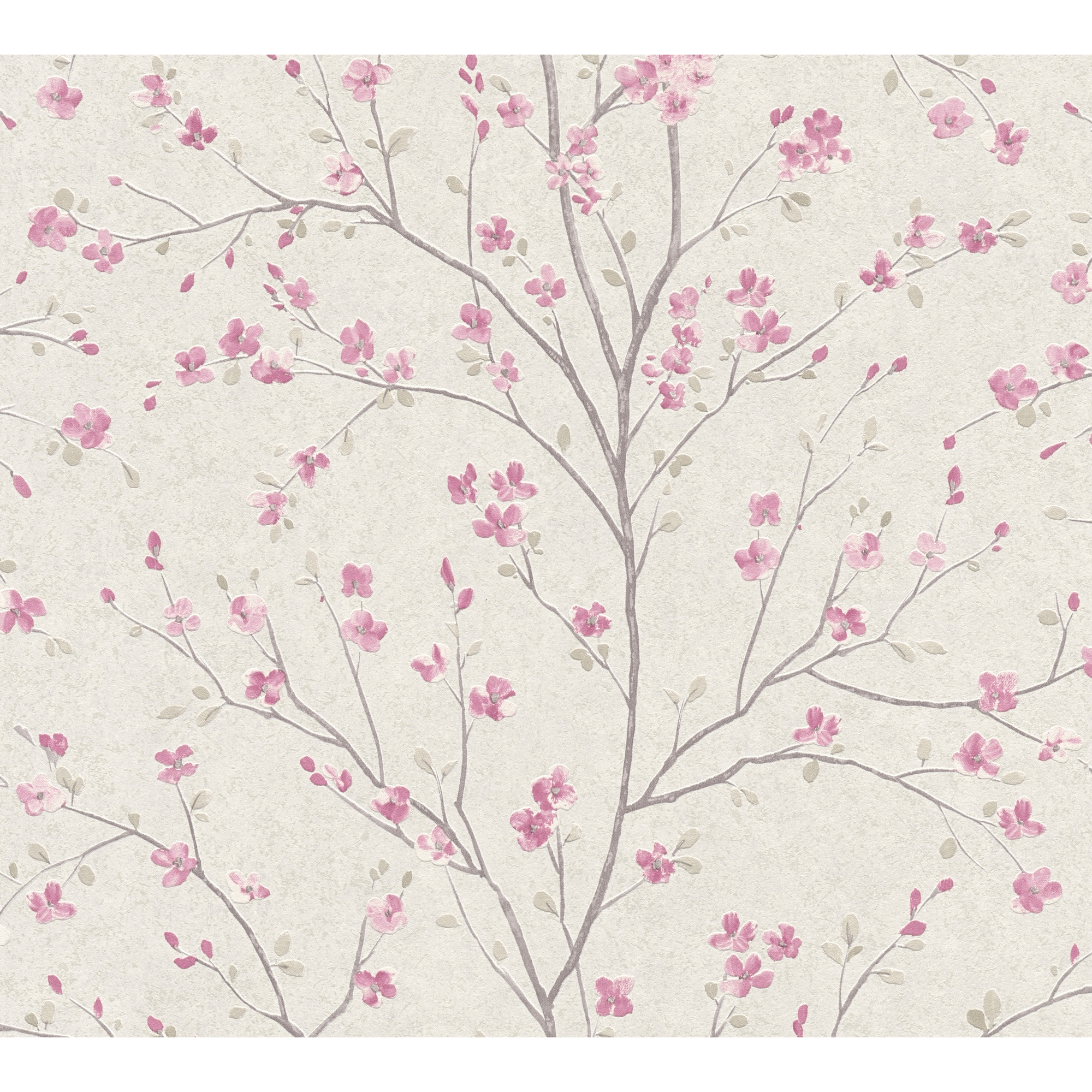 Vliestapete 'Metropolitan Stories 2' Kirschblüten rosa  53 x 1005 cm + product picture