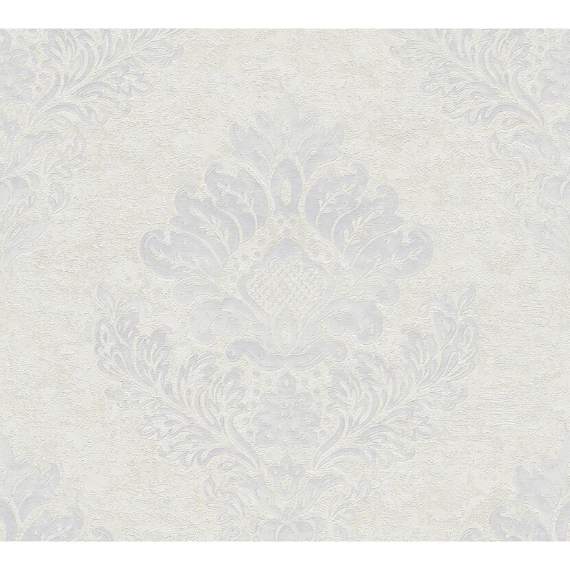 Vliestapete Mesto 2 Damask silber