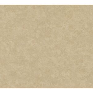 Vliestapete 'Metropolitan Stories 2' Uni goldfarben 0,53 x 10,05 m