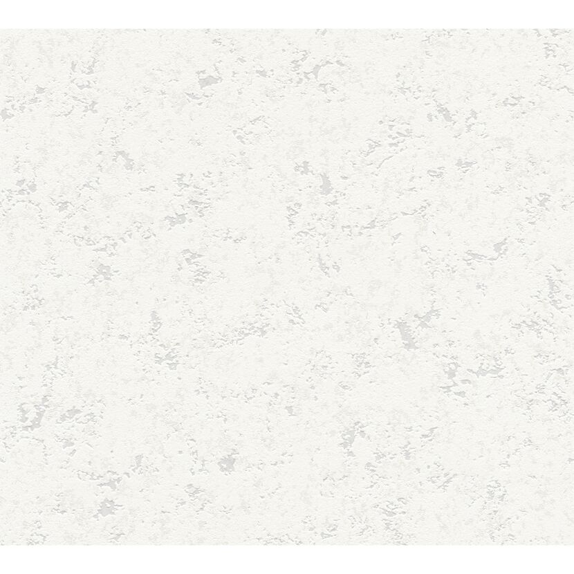 Vliestapete 'Attractive' Uni weiß 0,53 x 10,05 m
