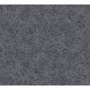 Vliestapete 'Greyvolution' Betonoptik schwarz 53 x 1005 cm