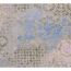 Blaue und beige Vliestapete Mesto 2 mit Fliesenmuster